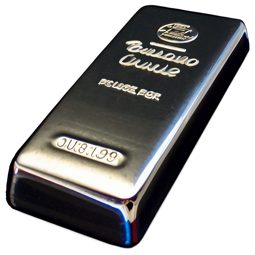 Pure Silver Bar Png 39