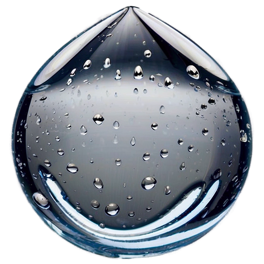 Pure Water Drop Shine Png 37