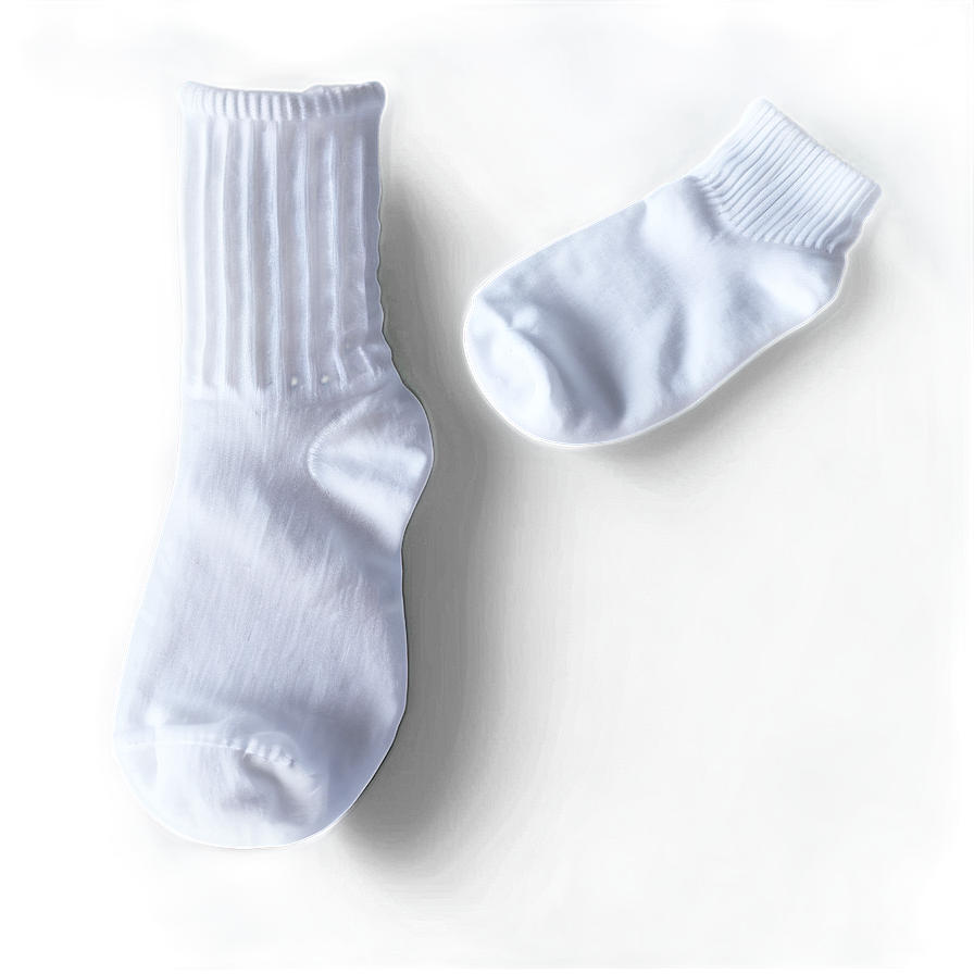 Pure White Socks Png 06272024