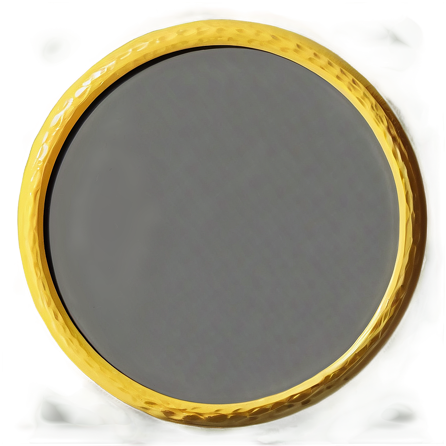 Pure Yellow Circle Badge Png 95