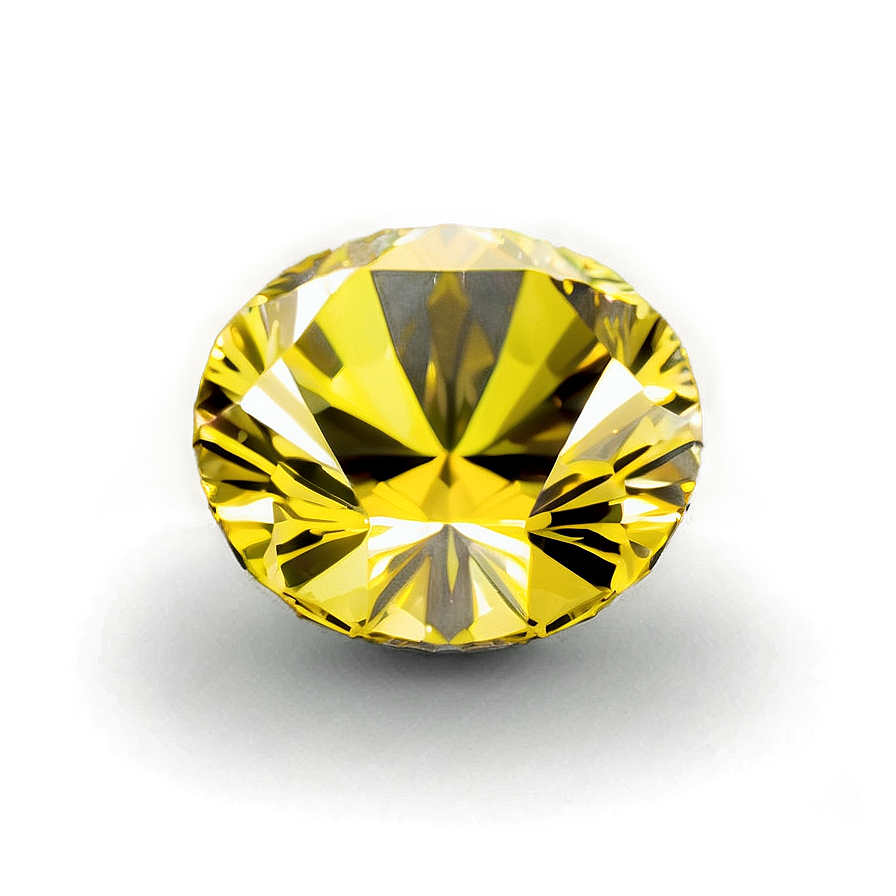 Pure Yellow Diamond Cut Png Tht