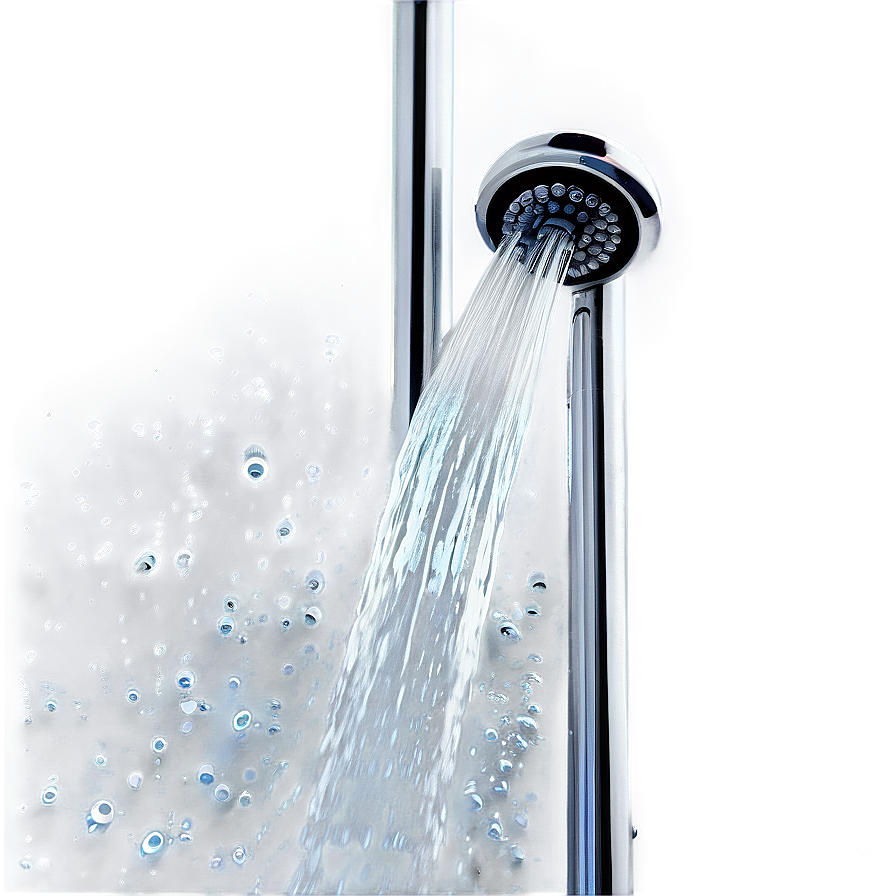 Purified Shower Water Png Hjv