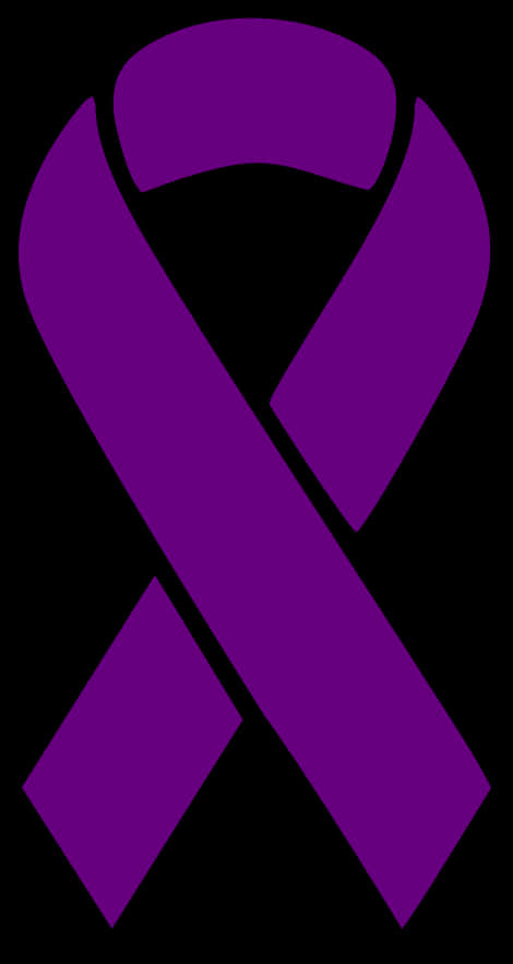 Purple Awareness Ribbon