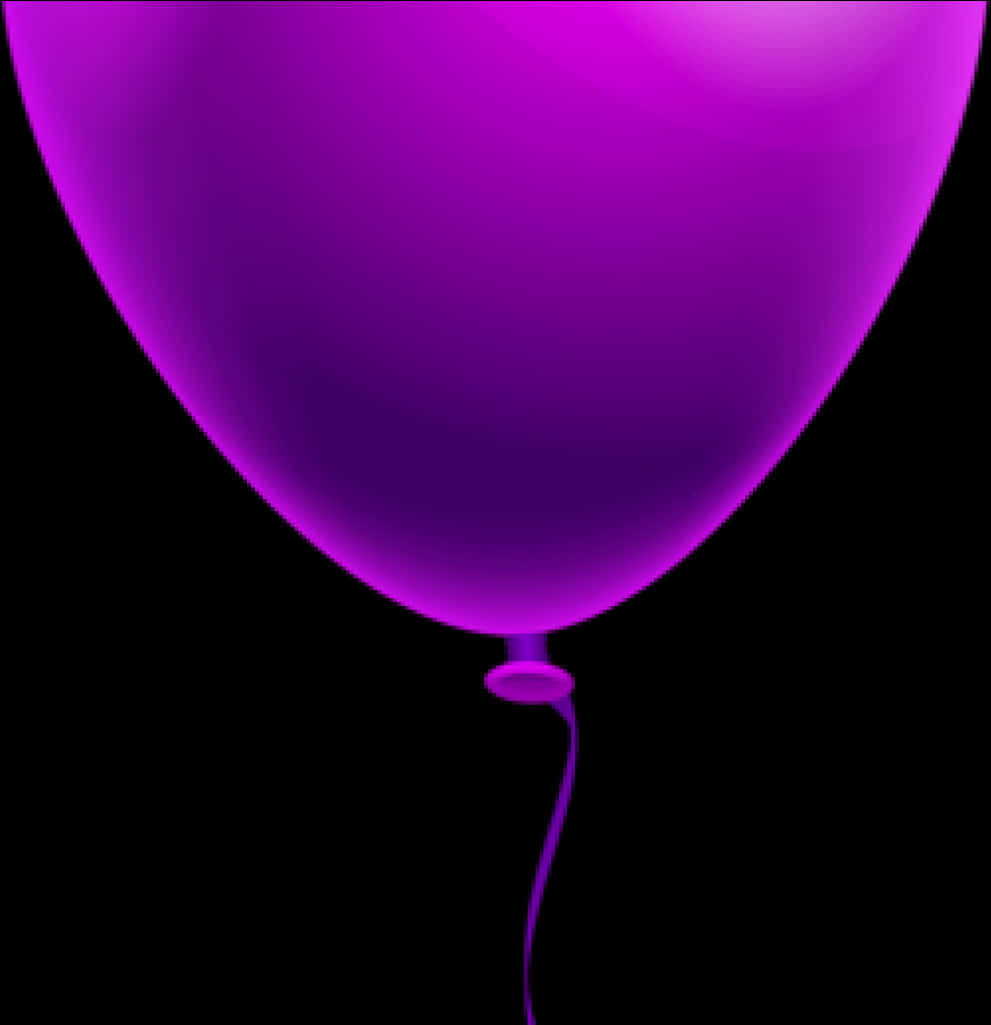 Purple Balloon Transparent Background.png