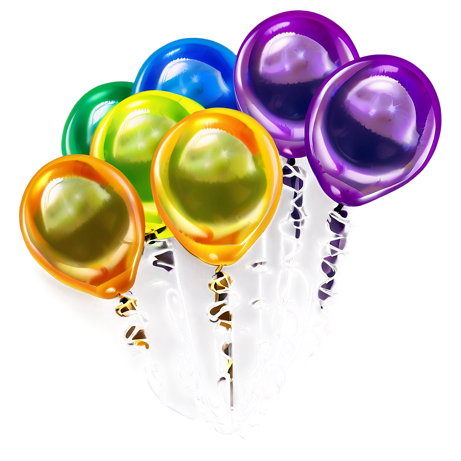 Purple Balloons Png Tld