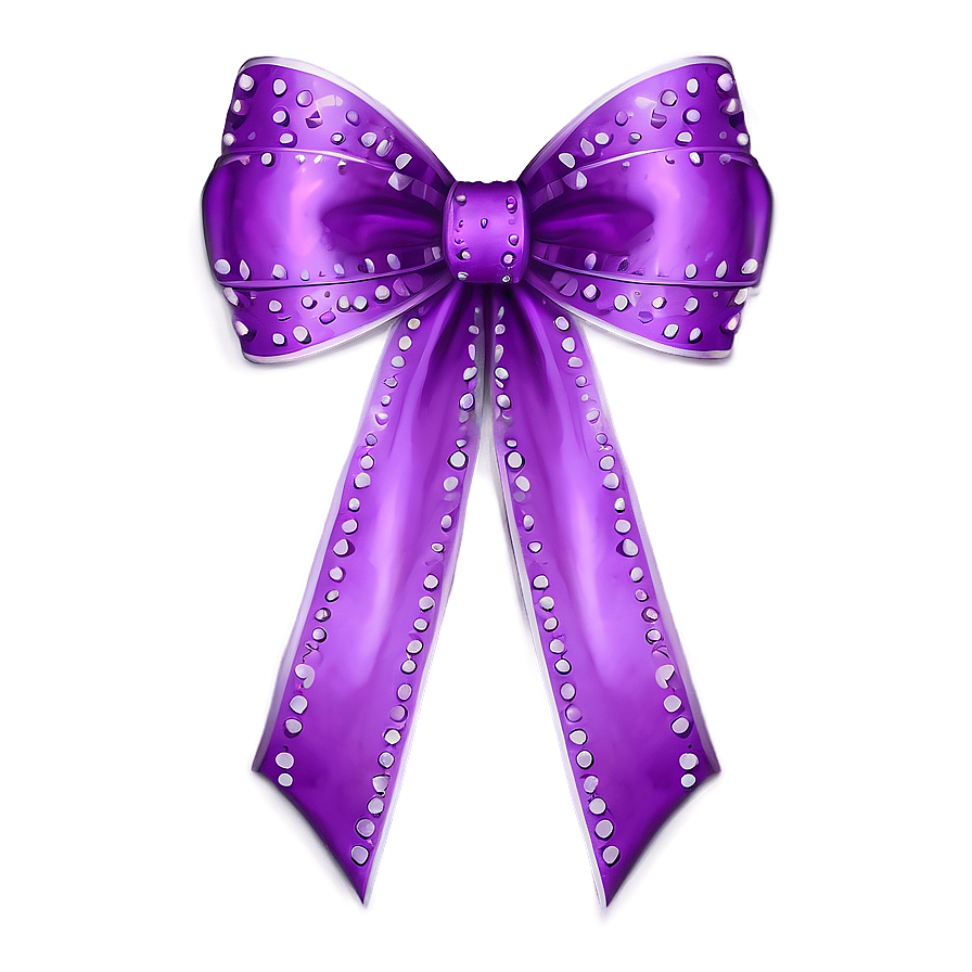 Purple Bow Png 05062024