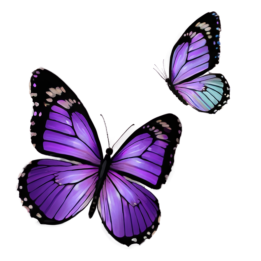 Purple Butterfly Emoji Png Boq