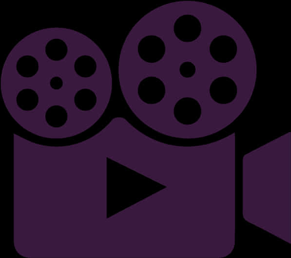 Purple Camera Logo Graphic