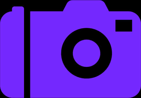 Purple Camera Logo Graphic