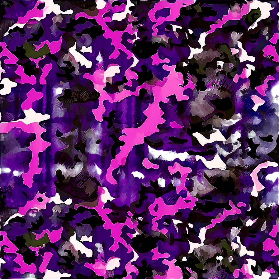 Purple Camo Fabric Png Sxa