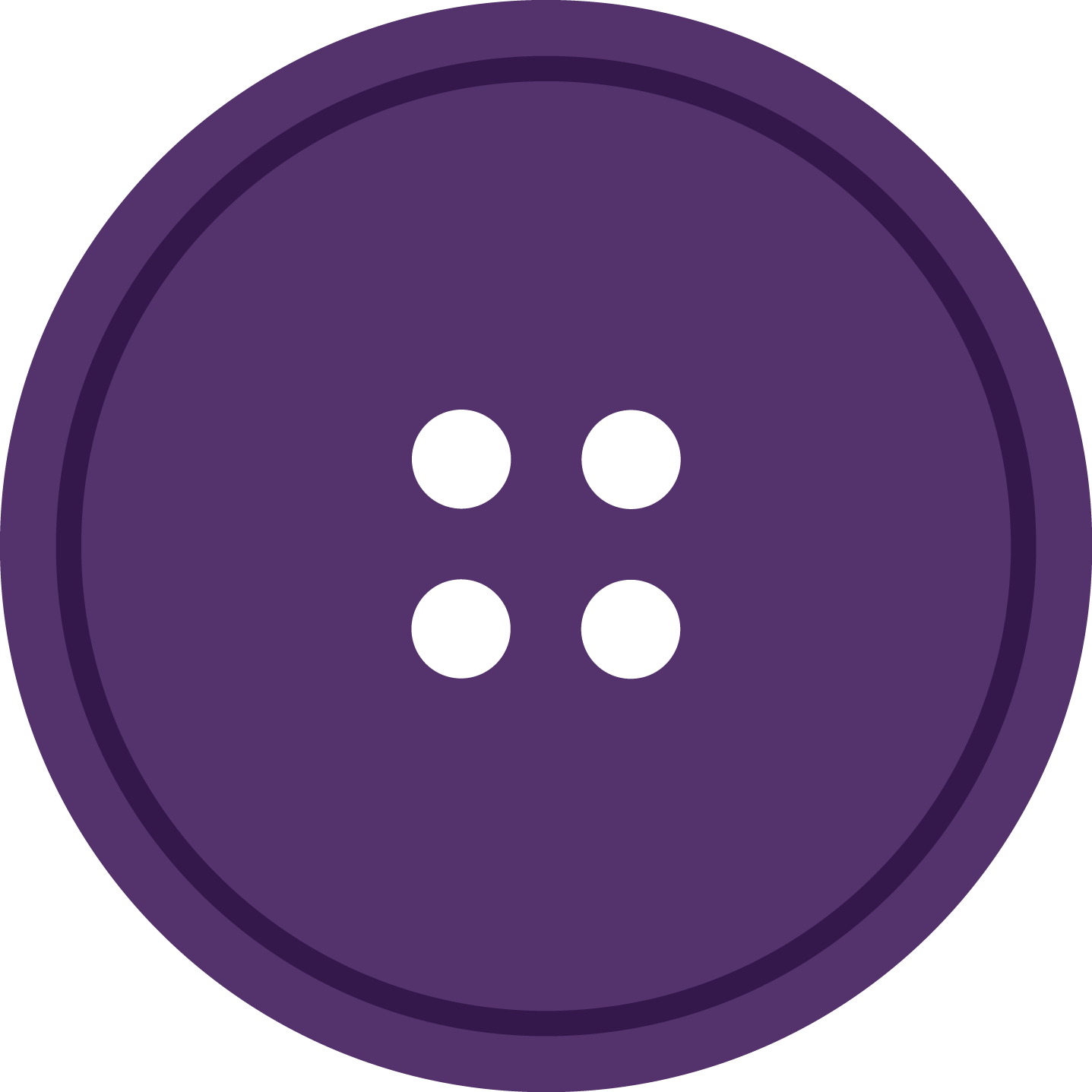 Purple Clothing Button Graphic