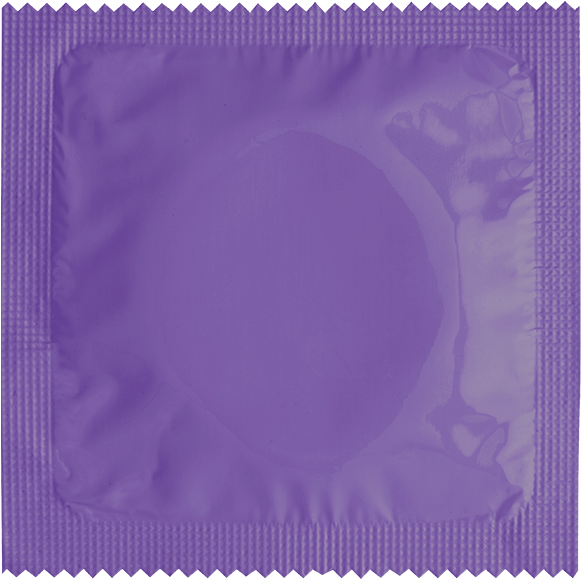 Purple Condom Package Texture