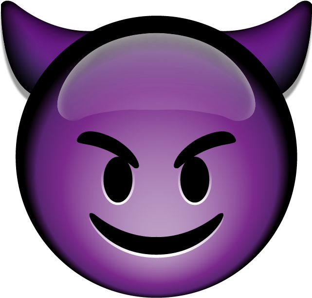 Purple_ Devil_ Emoji_ Smirk