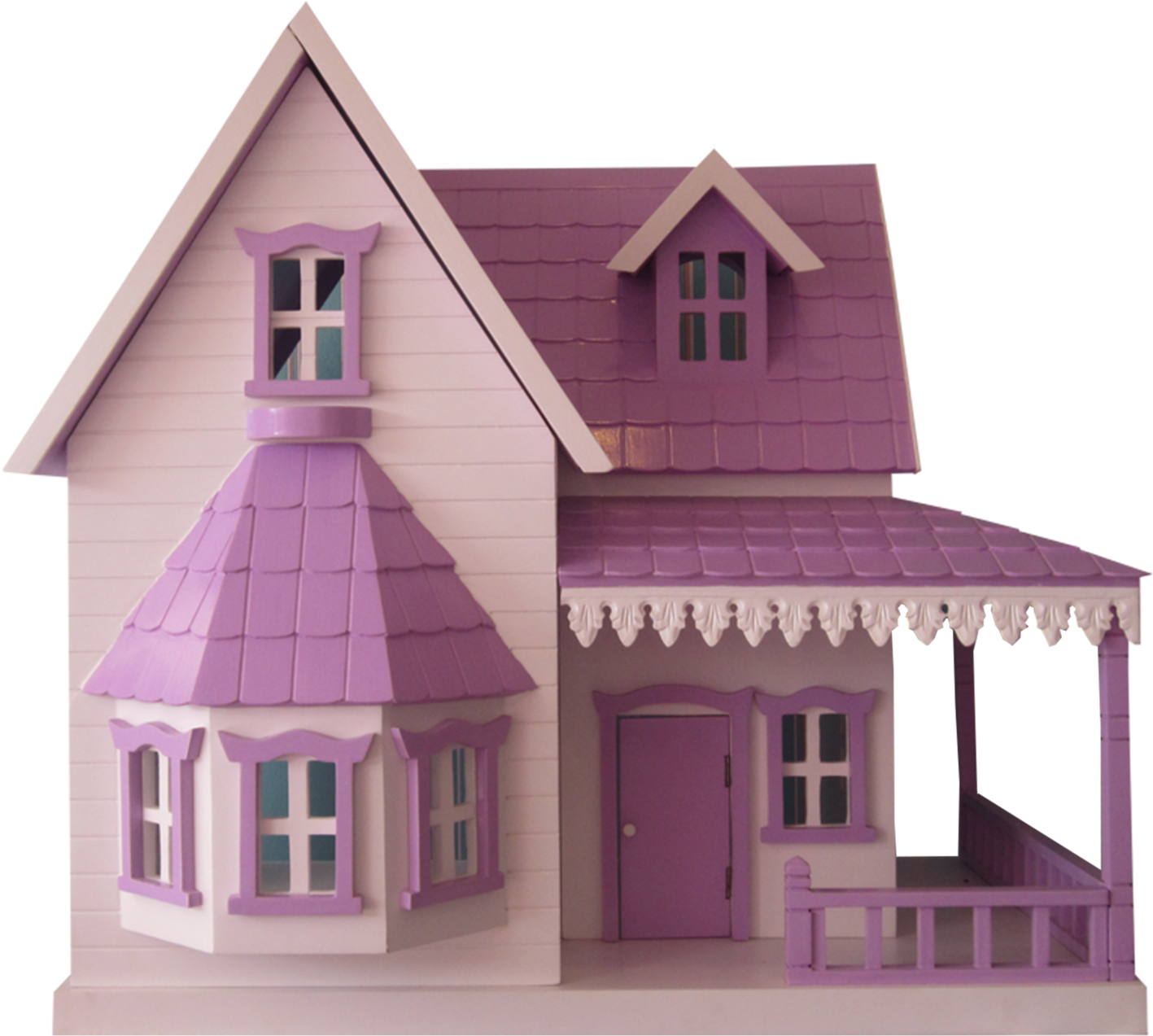 Purple Dollhouse Exterior