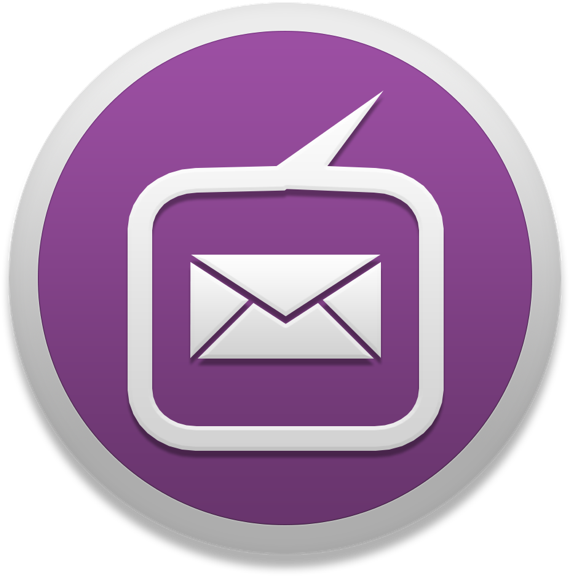 Purple Email App Icon