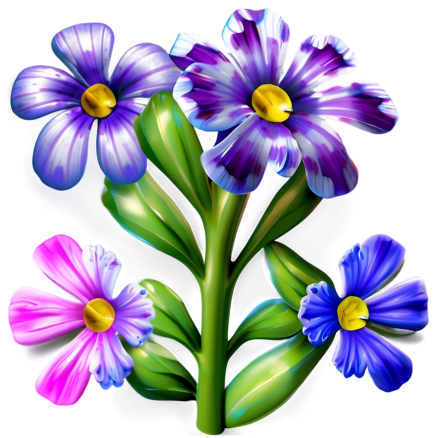 Purple Fantasy Flower Png 05242024