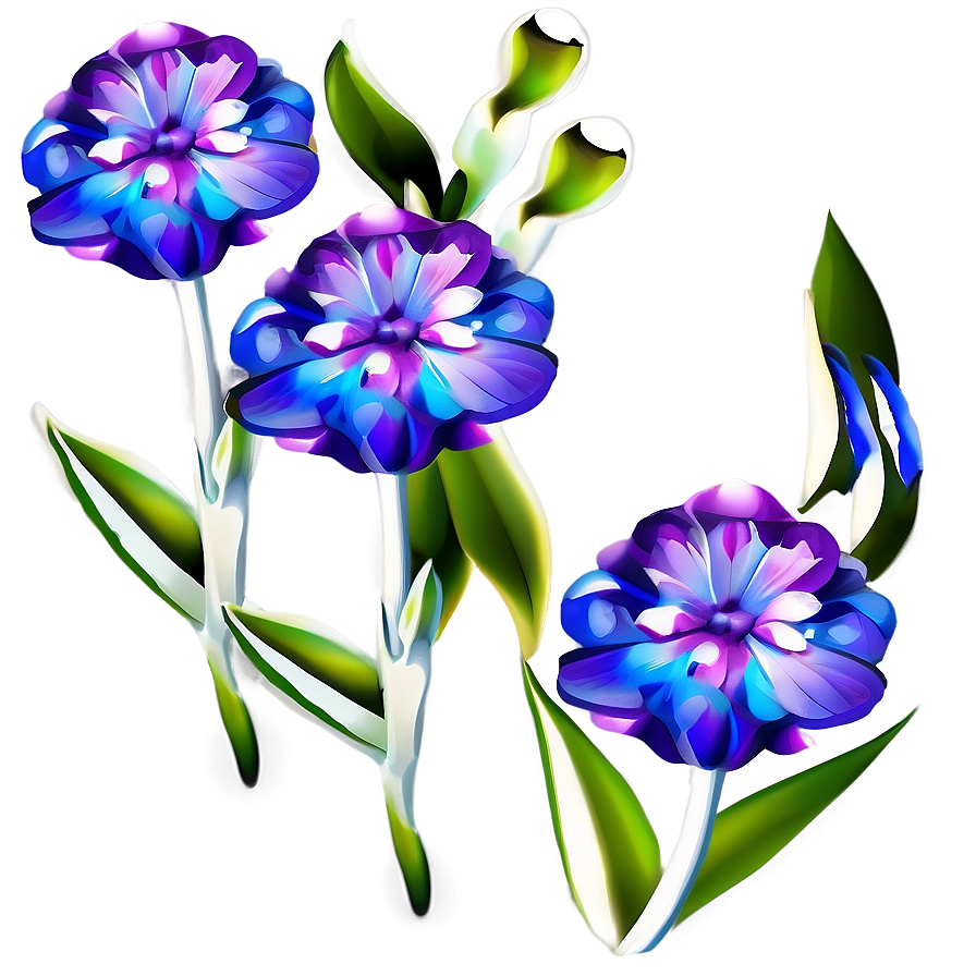 Purple Fantasy Flower Png 29