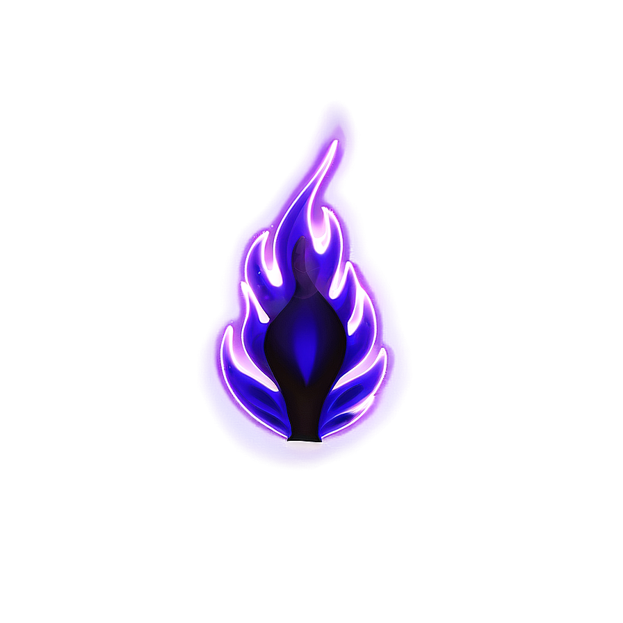 Purple Flame Background Png 8