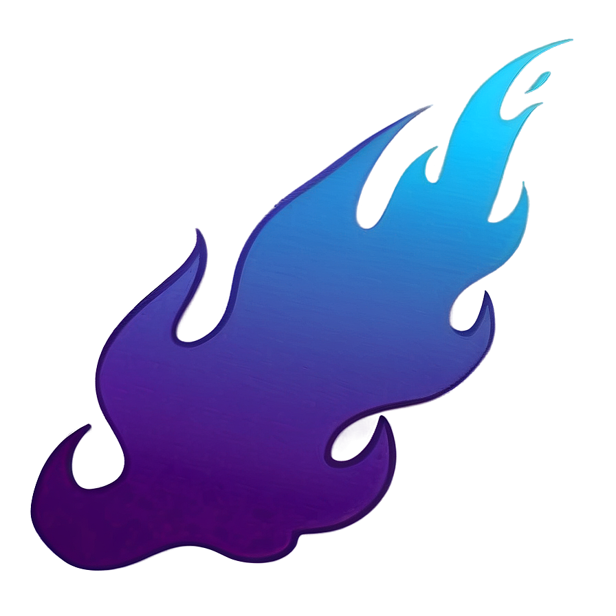 Purple Flame Silhouette Png 06272024