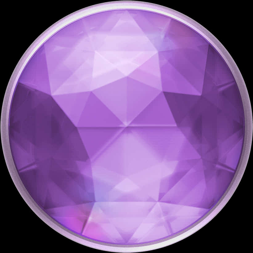 Purple Gemstone Graphic