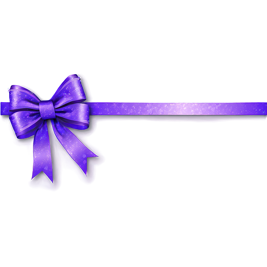 Purple Gift Bow Png 05042024