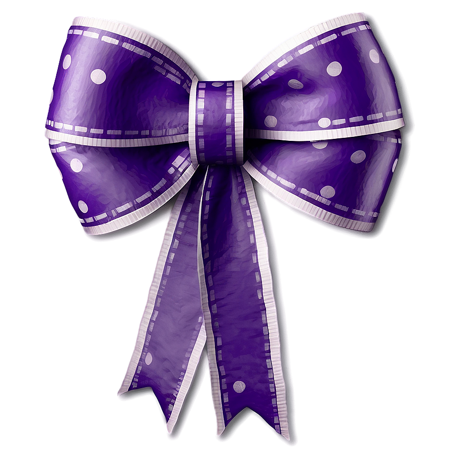 Purple Gift Bow Png Qov99