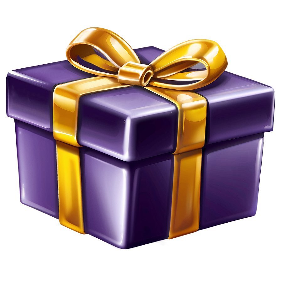 Purple Gift Box Png Dmi72