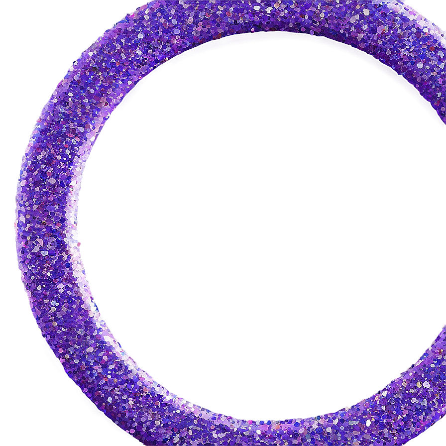 Purple Glitter Circle Png Aba69