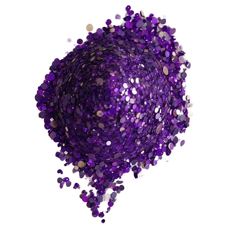 Purple Glitter Dust Png 06252024