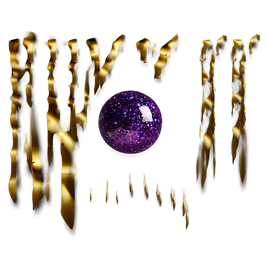 Purple Glitter Sphere Png Jwj