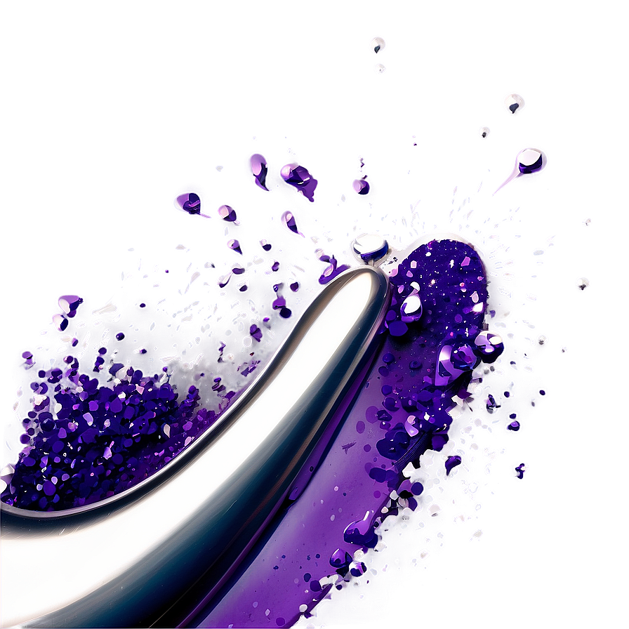 Purple Glitter Splash Png Nfv