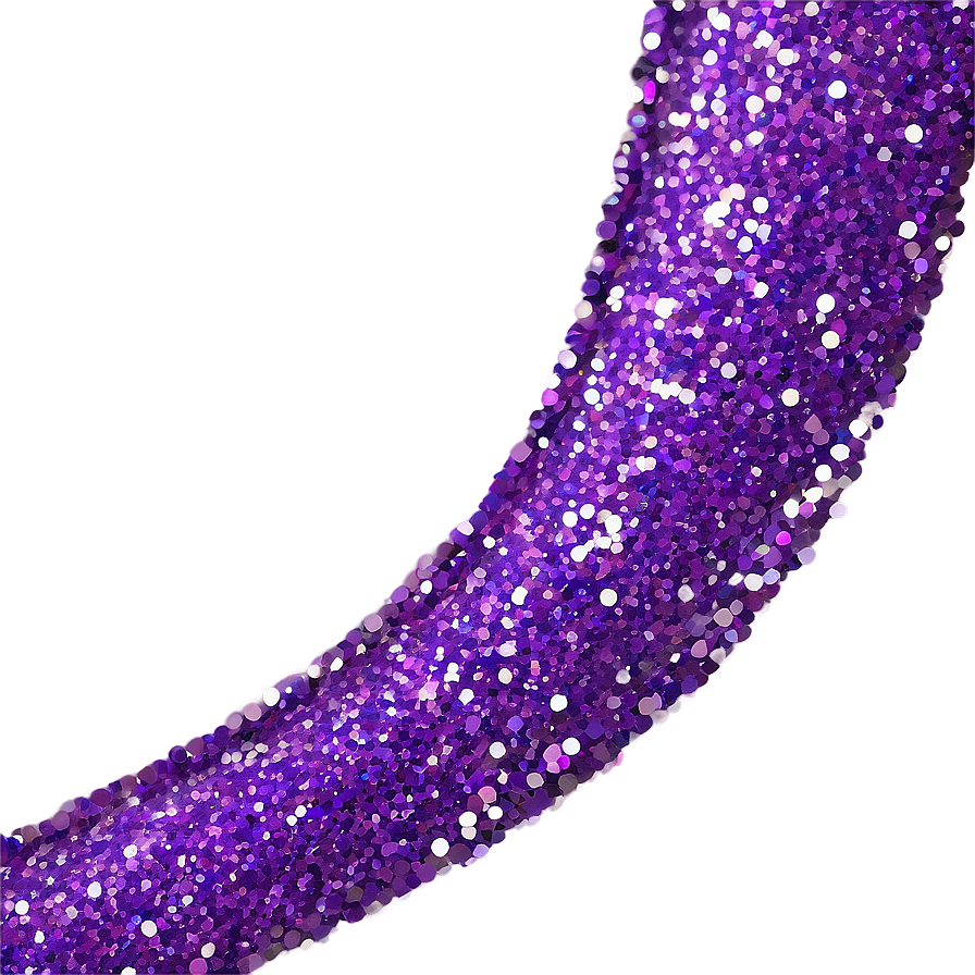 Purple Glitter Strand Png Rxb50