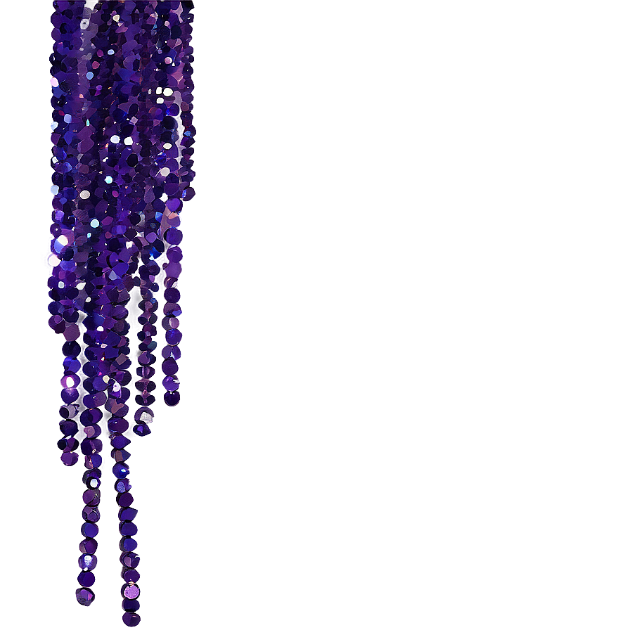 Purple Glitter Strand Png Wbv