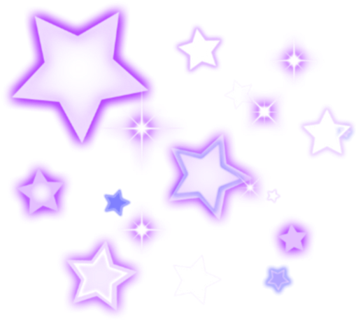 Purple Glittering Stars Graphic