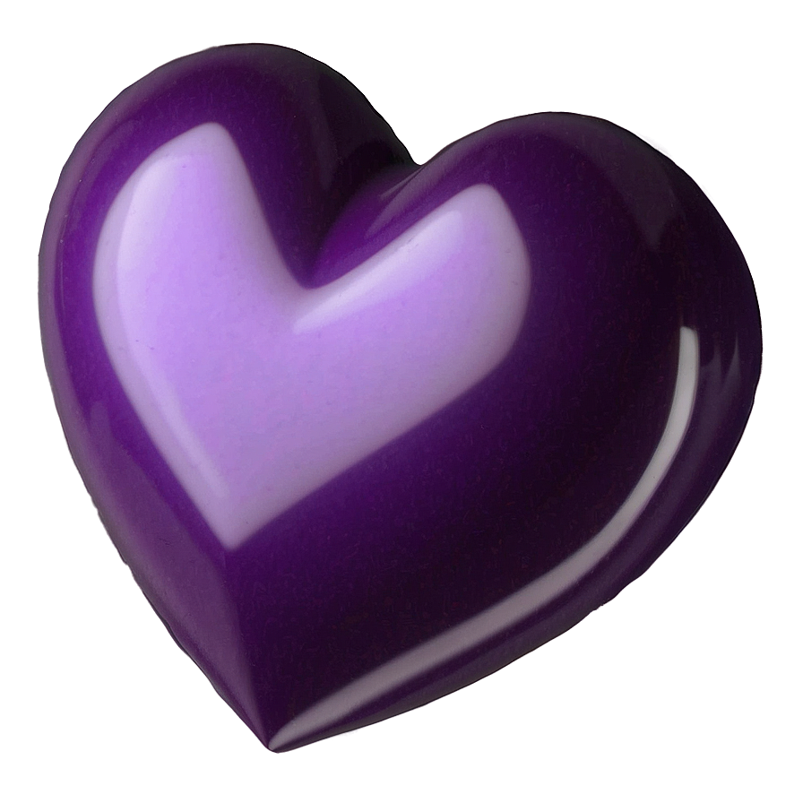 Purple Heart Emoji Png 6