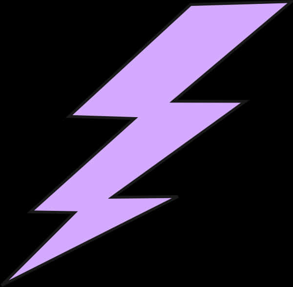 Purple Lightning Bolt Graphic