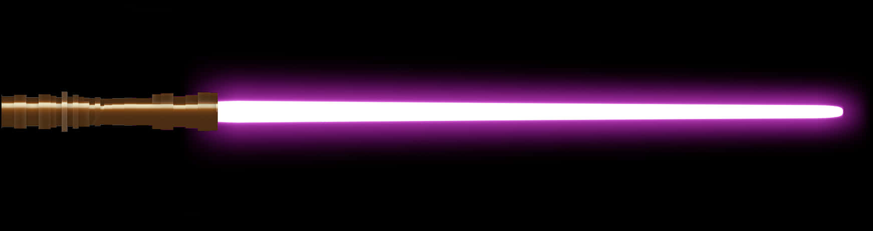 Purple Lightsaber Illuminated