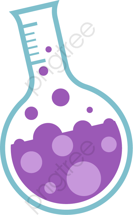 Purple Liquidin Beaker Clipart