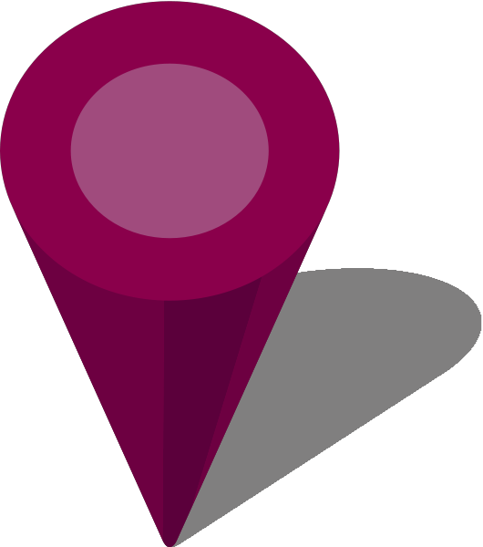 Purple Location Pin Icon