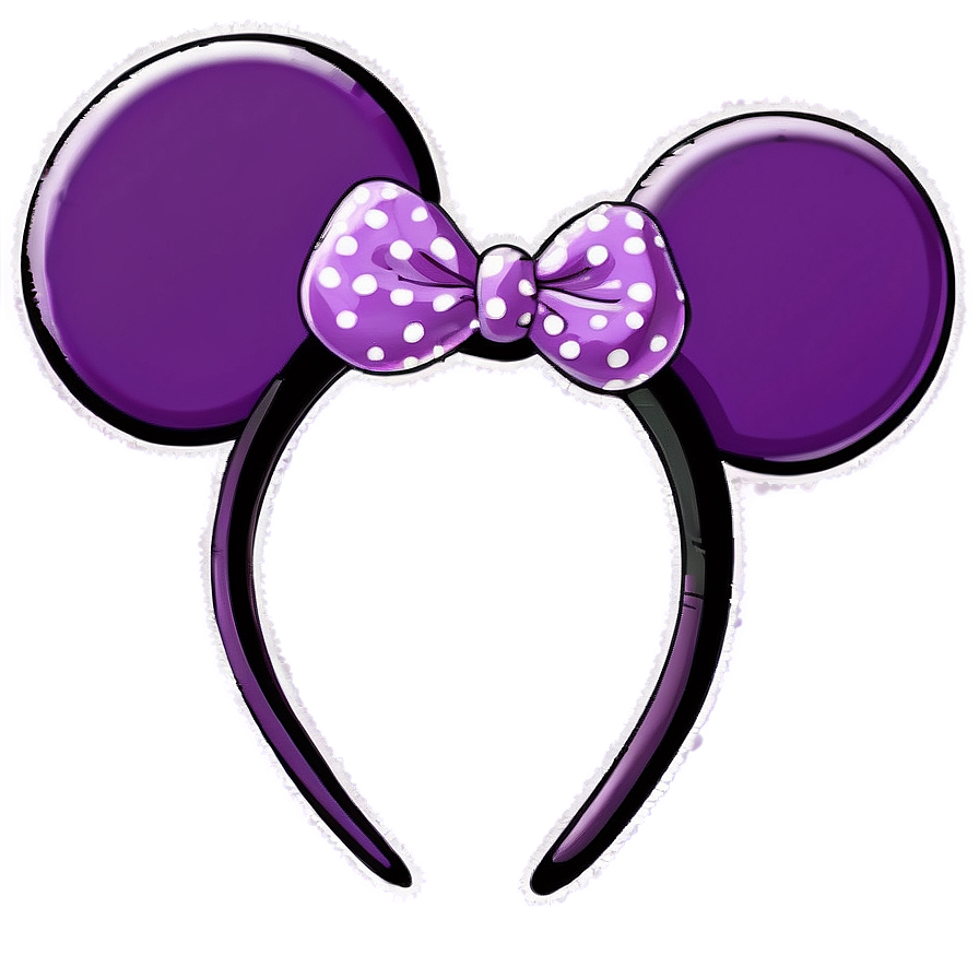 Purple Minnie Mouse Ears Png 80