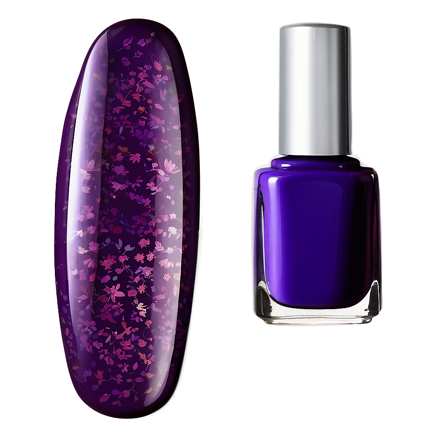 Purple Nail Polish Bottle Png Dpq