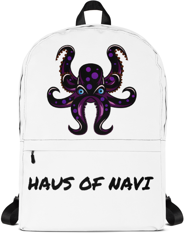 Purple Octopus Backpack Hausof Navi