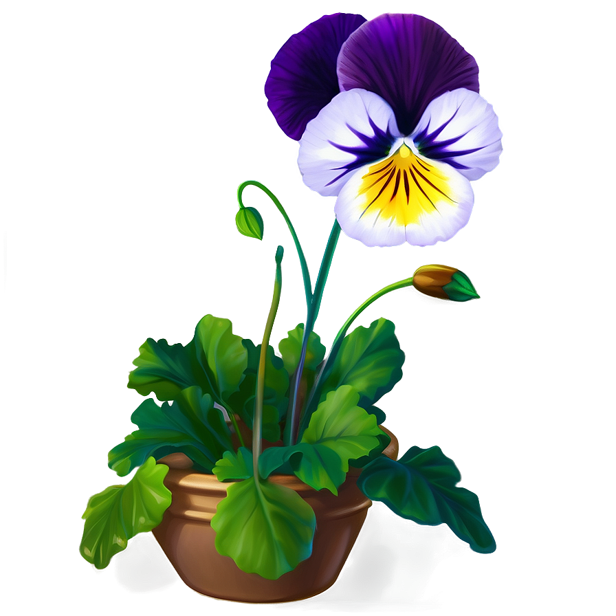 Purple Pansy Png Ffn