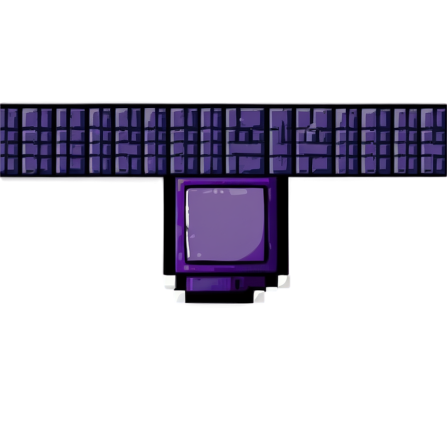 Purple Pixel Art Border Png Mpr