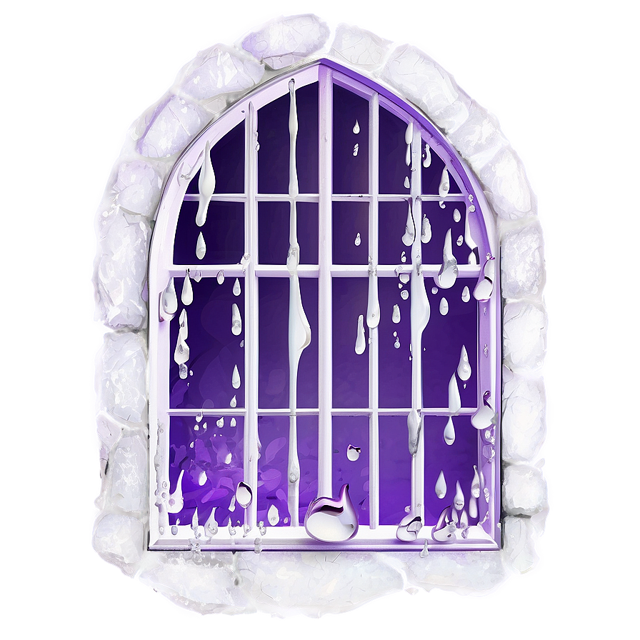 Purple Rain On Window Pane Png 06252024