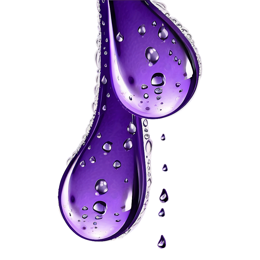 Purple Raindrops Background Png 06252024