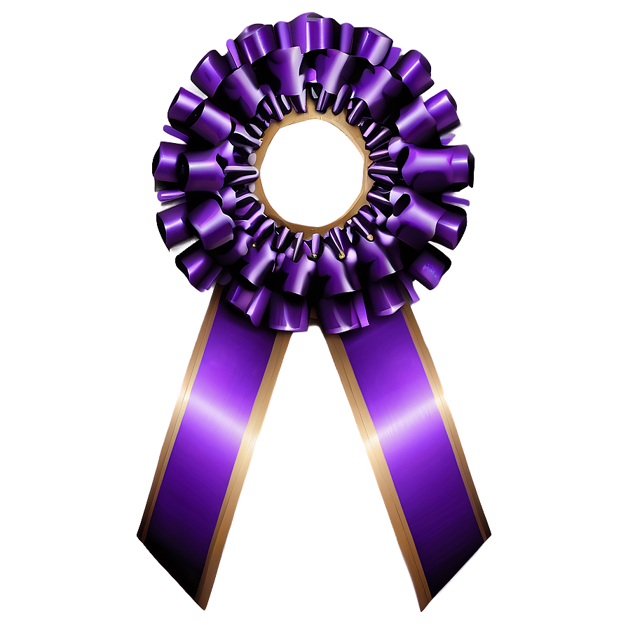 Purple Ribbon Clipart Png 06242024