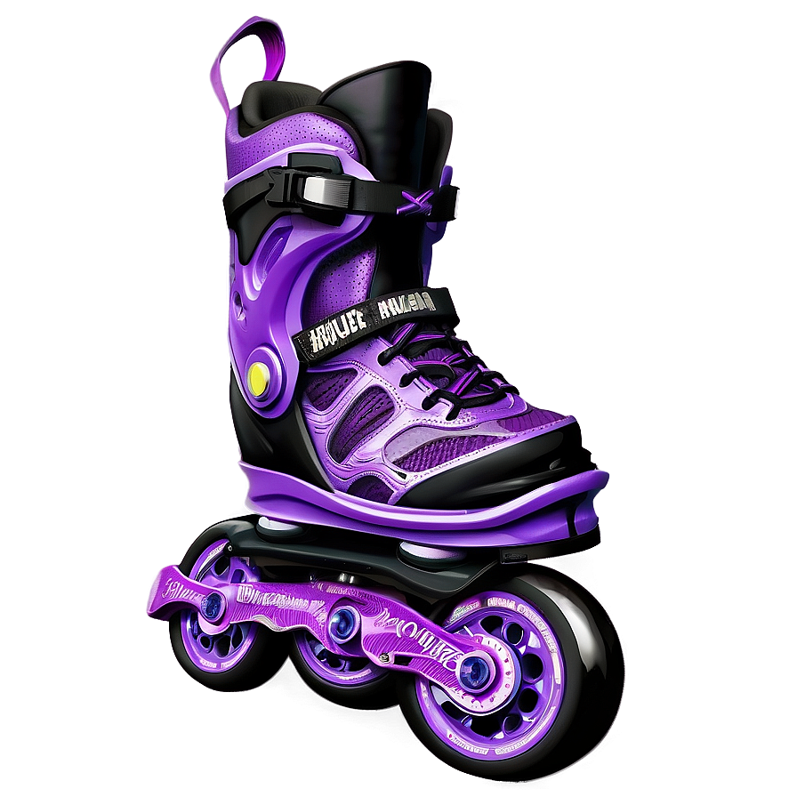 Purple Rollerblades Png Xdq10