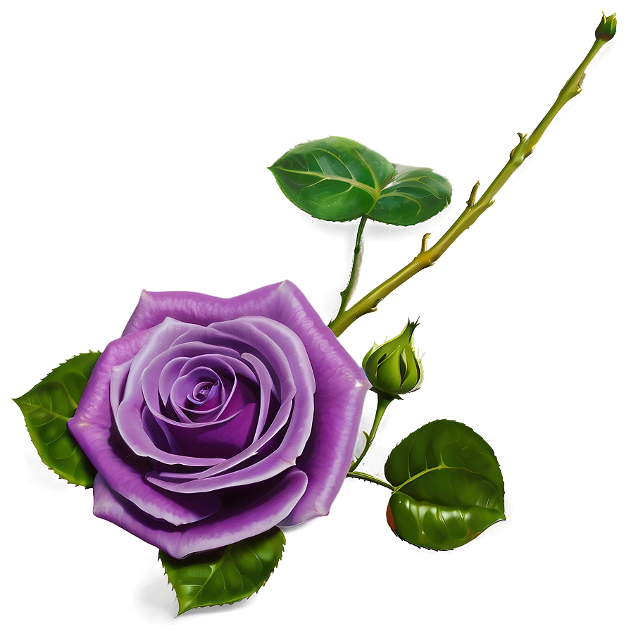 Purple Rose Png 22