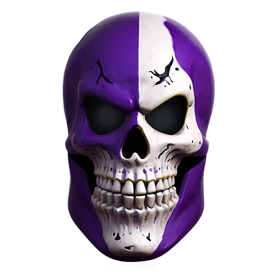 Purple Skull Trooper Fortnite Costume Png 2